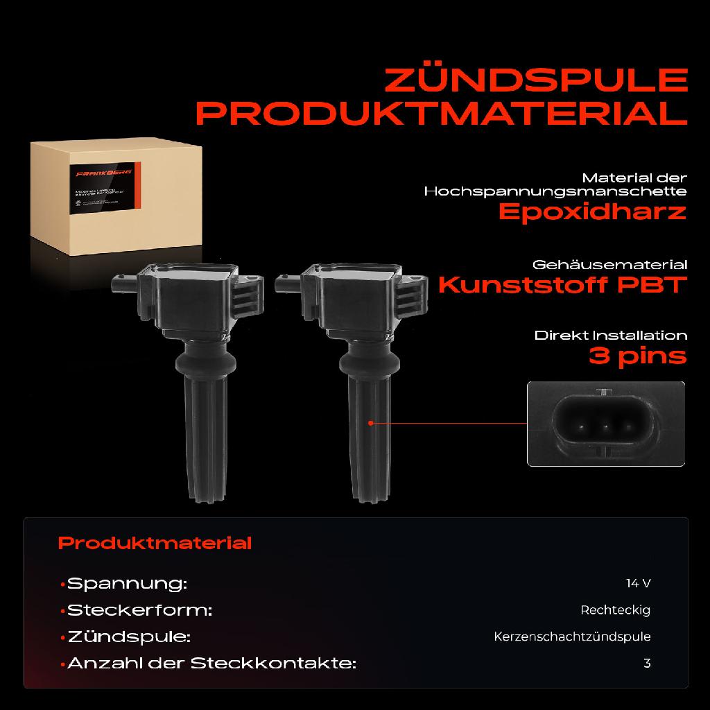 2x Zündmodul Zündspule für Ford Focus III Stufenheck Turnier Galaxy Mondeo IV V Schrägheck S-Max FORD USA