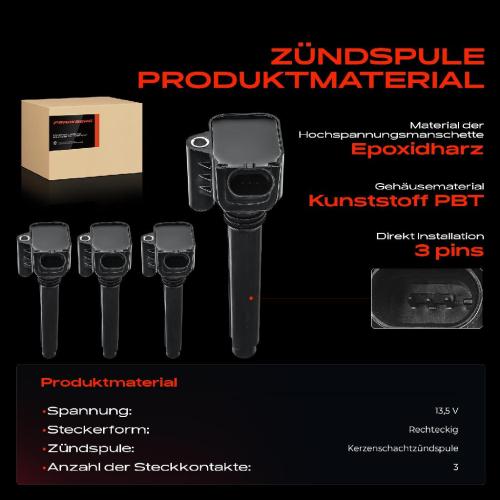 4x Zündmodul Zündspule für Fiat 500X Tipo Kombi Schrägheck Stufenheck Jeep Renegade SUV 1.6L 2014-2020 Bild 4x Zündmodul Zündspule für Fiat 500X Tipo Kombi Schrägheck Stufenheck Jeep Renegade SUV 1.6L 2014-2020