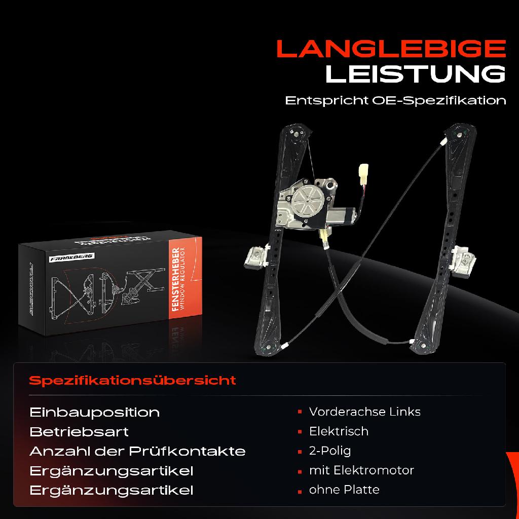 1x Fensterheber Vorne Links für Jaguar S-Type X200 1999-2008