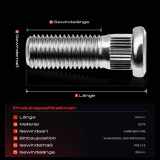 5x Radbolzen für Toyota Yaris Auris Avensis Carina Corolla Lexus