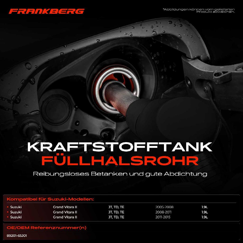 1x Kraftstoffeinfüllrohr Einfüllstutzen für Suzuki Grand Vitara II JT TD TE