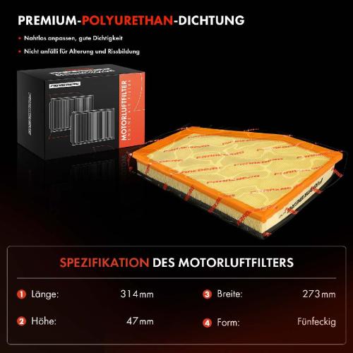 2x Luftfilter Filtereinsatz für BMW 5er E60 E61 520d 535d 6er E63 E64 635d Alpina B5 Bild 2x Luftfilter Filtereinsatz für BMW 5er E60 E61 520d 535d 6er E63 E64 635d Alpina B5