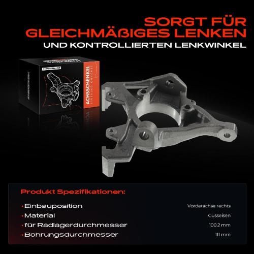 1x Achsschenkel Radaufhängung Vorderachse Rechts für Jeep Cherokee XJ Grand Cherokee I ZJ Wrangler I II Bild 1x Achsschenkel Radaufhängung Vorderachse Rechts für Jeep Cherokee XJ Grand Cherokee I ZJ Wrangler I II