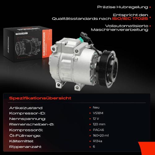 1x Klimakompressor für Hyundai i30 FD Sonata NF KIA Cee'D ED Magentis MG 2.0L 2005-2012 Bild 1x Klimakompressor für Hyundai i30 FD Sonata NF KIA Cee'D ED Magentis MG 2.0L 2005-2012