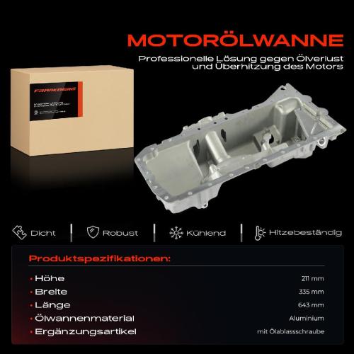 Frankberg 1x Ölwanne Motorölwanne für BMW 3er E90 E91 E92 25xi 28xi X1 E84 Bild Frankberg 1x Ölwanne Motorölwanne für BMW 3er E90 E91 E92 25xi 28xi X1 E84