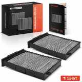 2x Innenraumfilter Aktivkohle für Renault Megane II BM0/1 EM0/1 KM LM ab 2002