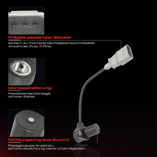 1x Kurbelwellensensor Impulsgeber für VW Phaeton 3D1 3D2 3D3 3D4 3D6 3D7 3D8 3D9 Bild 1x Kurbelwellensensor Impulsgeber für VW Phaeton 3D1 3D2 3D3 3D4 3D6 3D7 3D8 3D9