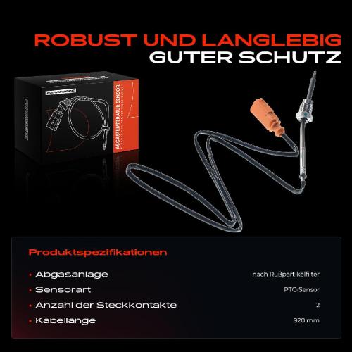 1x Abgastemperatursensor für VW Polo Seat Ibiza Skoda Fabia 1.4L 1.9L Bild 1x Abgastemperatursensor für VW Polo Seat Ibiza Skoda Fabia 1.4L 1.9L