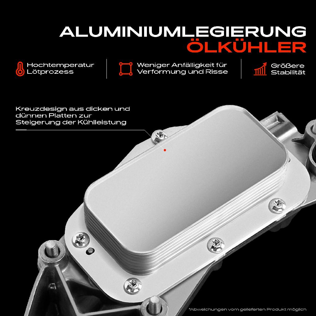 1x ÖlkühlerÖlfilter für Dodge Journey Jeep Grand Cherokee IV 3.6L