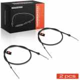 2x Seilzug Feststellbremse Hinterachse beidseitig für Peugeot 206 Schrägheck SW 2A/C CC 2D 2E/K