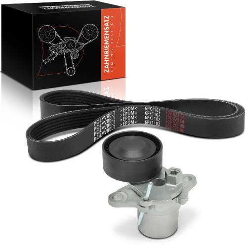 1x Keilrippenriemensatz für VW Golf Tiguan Touran Passat Skoda Audi A3 A4 A5 Bild 1x Keilrippenriemensatz für VW Golf Tiguan Touran Passat Skoda Audi A3 A4 A5