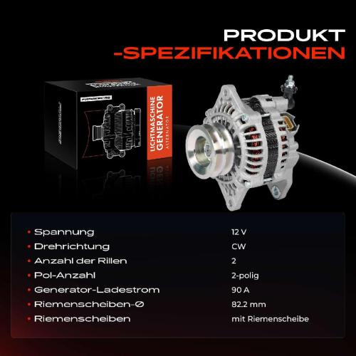 Frankberg 1x Lichtmaschine Generator für Nissan NP300 Pick Up D22 2.5 dCi Di TD 4WD Turbo Bild Frankberg 1x Lichtmaschine Generator für Nissan NP300 Pick Up D22 2.5 dCi Di TD 4WD Turbo