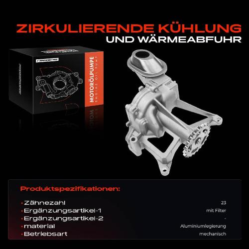 Frankberg 1x Ölpumpe für Citroen C4 C5 C8 DS4 DS5 Peugeot 308 407 508 807 2.0L Bild Frankberg 1x Ölpumpe für Citroen C4 C5 C8 DS4 DS5 Peugeot 308 407 508 807 2.0L