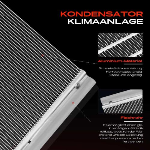 1x Kondensator Klimaanlage für Porsche Panamera 970 3.0L 3.6L 4.8L Bild 1x Kondensator Klimaanlage für Porsche Panamera 970 3.0L 3.6L 4.8L