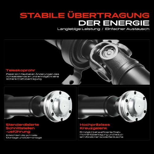 Frankberg 1x Kardanwelle Gelenkwelle Hinterachse für Fiat Panda Kasten/Schrägheck Van 1.2L 0.9L Bj ab 2004 Bild Frankberg 1x Kardanwelle Gelenkwelle Hinterachse für Fiat Panda Kasten/Schrägheck Van 1.2L 0.9L Bj ab 2004