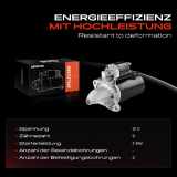 1x Anlasser Starter für Land Rover 110/127 90 Defender Station Wagon Discovery I II III Range