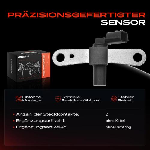 1x Kurbelwellensensor Impulsgeber für Dacia Duster Logan Sandero Renault Fluence Megane III 1.6L Bild 1x Kurbelwellensensor Impulsgeber für Dacia Duster Logan Sandero Renault Fluence Megane III 1.6L