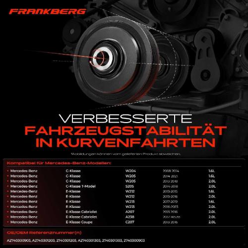 1x Riemenscheibe Kurbelwelle für Mercedes-Benz W205 A205 C205 S205 W213 Bild 1x Riemenscheibe Kurbelwelle für Mercedes-Benz W205 A205 C205 S205 W213