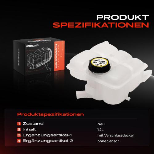 1x Ausgleichsbehälter Kühlmittelbehälter für Ford C-Max II Focus III Grand C-Max Bild 1x Ausgleichsbehälter Kühlmittelbehälter für Ford C-Max II Focus III Grand C-Max