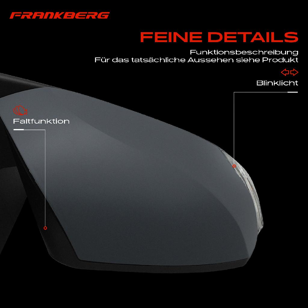 1x Außenspiegel Rechts für Renault Laguna III Grandtour BT0/1 KT0/1 2007-2015