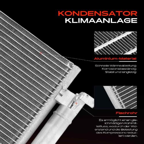 Frankberg 1x Kondensator Klimaanlage für Ford C-Max II Focus III 1.0L 1.6L Bild Frankberg 1x Kondensator Klimaanlage für Ford C-Max II Focus III 1.0L 1.6L