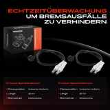 2x Warnkontakt Bremsbelagverschleiß Vorderachse für Citroën C5 III Break Peugeot 407