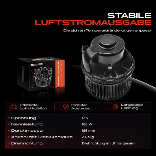 Frankberg 1x Gebläsemotor Innenraumgebläse für Ford Focus C-Max Focus II Galaxy Kuga I Mondeo Bild Frankberg 1x Gebläsemotor Innenraumgebläse für Ford Focus C-Max Focus II Galaxy Kuga I Mondeo