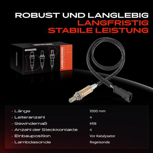 Frankberg 1x Lambdasonde Regelsonde Vor Katalysator für Alfa Romeo 145 146 155 Fiat Coupe Croma Bravo I Fiorino Pick-up Bild Frankberg 1x Lambdasonde Regelsonde Vor Katalysator für Alfa Romeo 145 146 155 Fiat Coupe Croma Bravo I Fiorino Pick-up