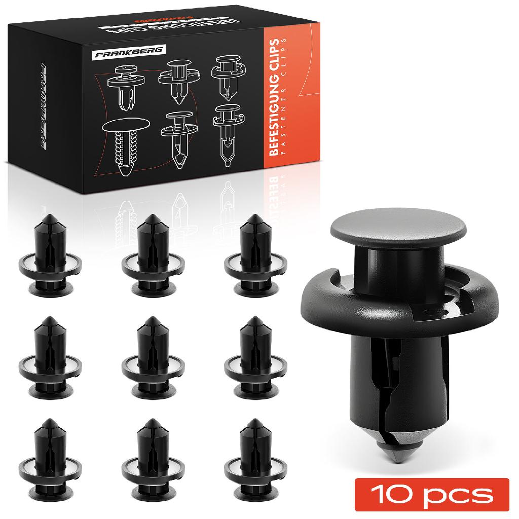 Frankberg 10x Befestigungsclips Stoßstange für Honda Accord VI Coupe CF CG CH CK CL