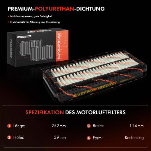 2x Luftfilter Filtereinsatz für KIA Picanto SA 2004-2011 1.0L 1.1L 2811307100 Bild 2x Luftfilter Filtereinsatz für KIA Picanto SA 2004-2011 1.0L 1.1L 2811307100