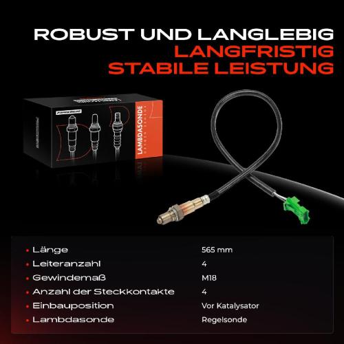 1x Lambdasonde Regelsonde Vor Katalysator für Renault Clio Peugeot 206 Citroën C2 C3 I Pluriel C4 Coupe Bild 1x Lambdasonde Regelsonde Vor Katalysator für Renault Clio Peugeot 206 Citroën C2 C3 I Pluriel C4 Coupe
