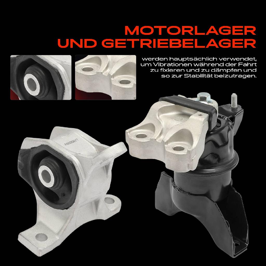 1x Motorlager Getriebelagerlager Vorne für Honda Civic IX FB FG 1.8L