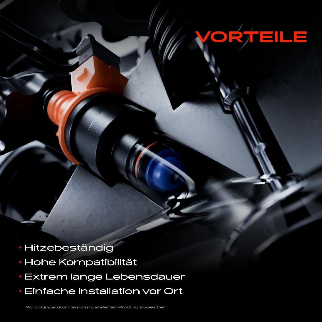 8x Einspritzventil Einspritzdüse für Porsche Cayenne 9PA 4.5L 2002-2007