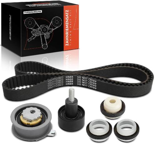 Frankberg 1x Zahnriemensatz Zahnriemen für VW Polo Tiguan Golf VI Caddy Skoda Fabia Audi A3 Bild Frankberg 1x Zahnriemensatz Zahnriemen für VW Polo Tiguan Golf VI Caddy Skoda Fabia Audi A3