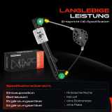 1x Fensterheber Hinten Rechts für Fiat Panda 169 Kasten/Schrägheck ab 03