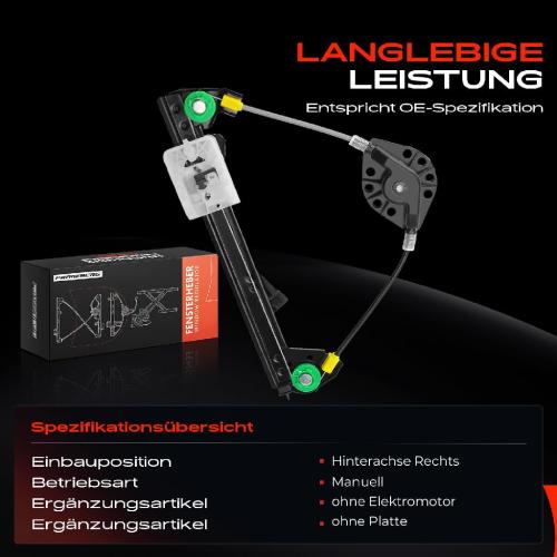 1x Fensterheber Hinten Rechts für Fiat Panda 169 Kasten/Schrägheck ab 03 Bild 1x Fensterheber Hinten Rechts für Fiat Panda 169 Kasten/Schrägheck ab 03