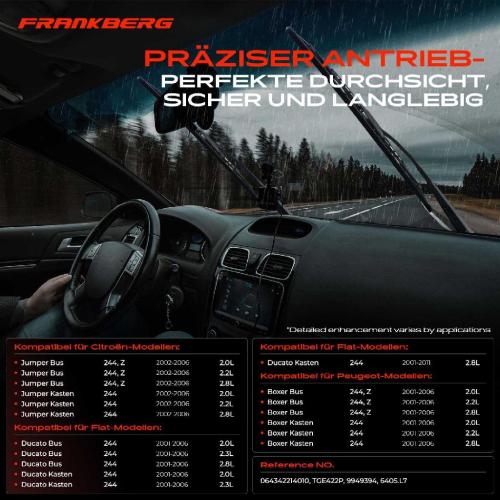 1x Wischermotor Scheibenwischermotor Vorne für Citroën Jumper 244 Fiat Ducato 244 Peugeot Boxer 244 Bild 1x Wischermotor Scheibenwischermotor Vorne für Citroën Jumper 244 Fiat Ducato 244 Peugeot Boxer 244