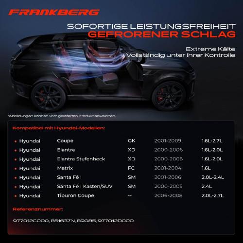 1x Klimakompressor für Hyundai Coupe GK Elantra XD Santa Fé I SM 1.6L-2.7L Bild 1x Klimakompressor für Hyundai Coupe GK Elantra XD Santa Fé I SM 1.6L-2.7L