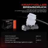 1x Hauptbremszylinder Bremszylinder für Mitsubishi L200/Triton KAT KBT 2.5L
