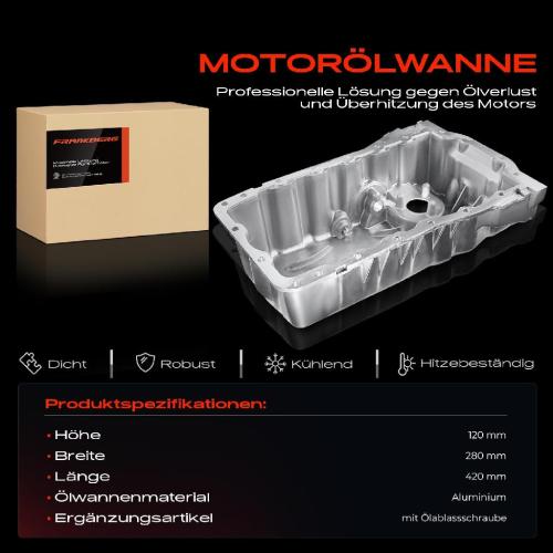 Frankberg 1x Ölwanne Motorölwanne für VW Golf IV New Beetle Bora Audi A3 8L1 TT 8N Skoda 1996-2010 1.8L Bild Frankberg 1x Ölwanne Motorölwanne für VW Golf IV New Beetle Bora Audi A3 8L1 TT 8N Skoda 1996-2010 1.8L