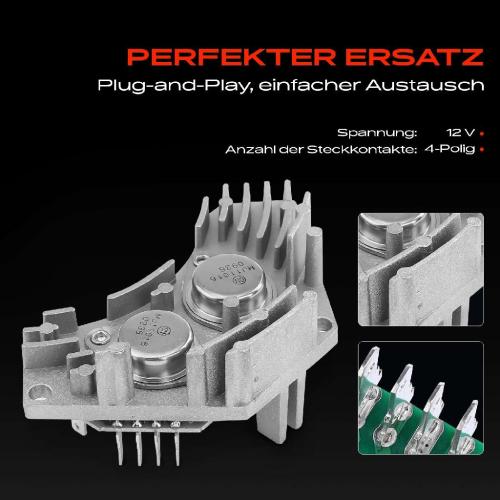 1x Widerstand Vorwiderstand Gebläsemotor für Citroën AX Saxo Xsara Xantia ZX 106 Bild 1x Widerstand Vorwiderstand Gebläsemotor für Citroën AX Saxo Xsara Xantia ZX 106