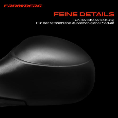 Frankberg 1x Außenspiegel Links für Peugeot 206 Schrägheck 2A/C SW 2E/K 1998-2003 Bild Frankberg 1x Außenspiegel Links für Peugeot 206 Schrägheck 2A/C SW 2E/K 1998-2003