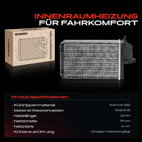 1x Wärmetauscher Innenraumheizung für Fiat Seicento 600 187 1998-2010 1.1L Bild 1x Wärmetauscher Innenraumheizung für Fiat Seicento 600 187 1998-2010 1.1L