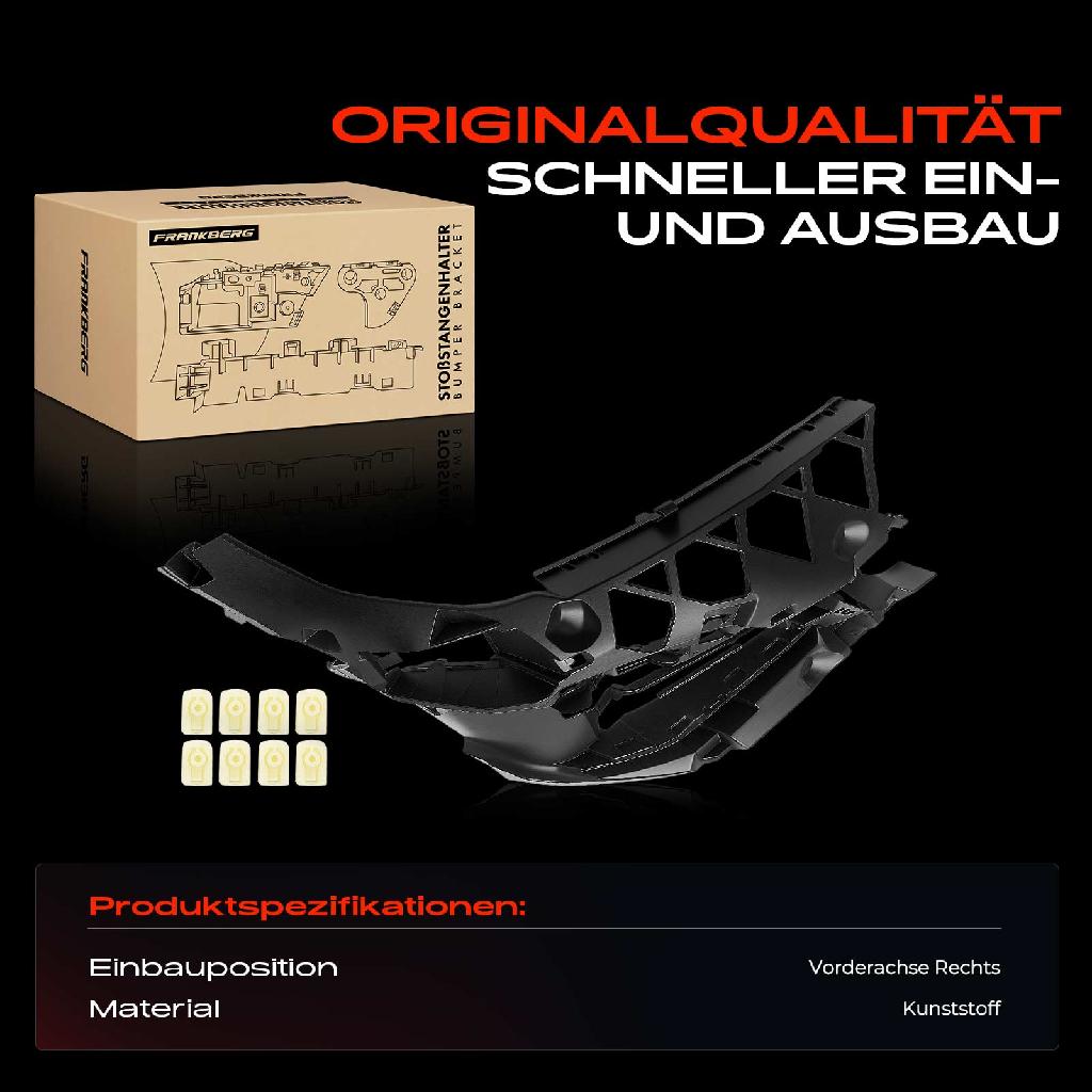 1x Stoßfänger Halter Vorne Rechts für BMW G20 G28 G80 318d 330E 330i G21 G81