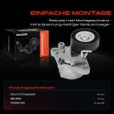 1x Spannrolle Riemenspanner für Hyundai Accent III i20 i30 Cee'D SW Rio II Venga