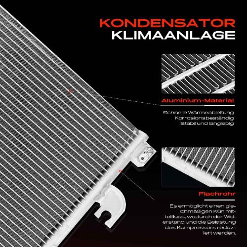 Frankberg 1x Kondensator Klimaanlage für Hyundai Atos MX 1.1L 1997-2008 Bild Frankberg 1x Kondensator Klimaanlage für Hyundai Atos MX 1.1L 1997-2008