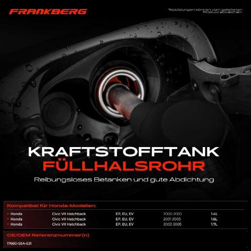 1x Kraftstoffeinfüllrohr Einfüllstutzen für Honda Civic VII EP EU EV 2001-2005 1.4L Bild 1x Kraftstoffeinfüllrohr Einfüllstutzen für Honda Civic VII EP EU EV 2001-2005 1.4L