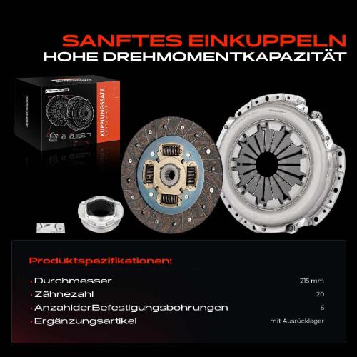 1x Kupplungssatz für Hyundai Accent IV Stufenheck Elantra i20 i30 Coupe Kombi iX20 Veloster KIA Carens III MPV Bild 1x Kupplungssatz für Hyundai Accent IV Stufenheck Elantra i20 i30 Coupe Kombi iX20 Veloster KIA Carens III MPV