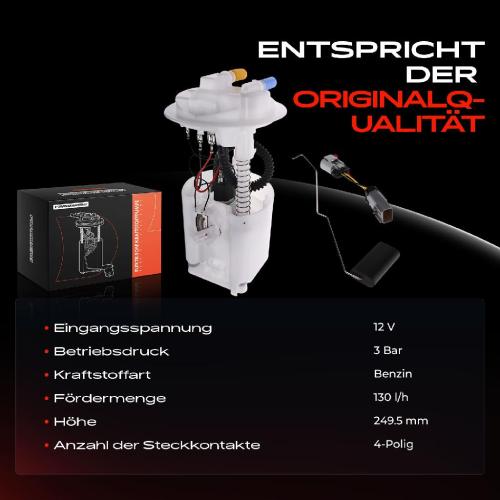 Frankberg 1x Kraftstoffpumpe für Citroën Berlingo/Berlingo First MPV Kasten/MPV Xsara Picasso Peugeot 206 Schrägheck Bild Frankberg 1x Kraftstoffpumpe für Citroën Berlingo/Berlingo First MPV Kasten/MPV Xsara Picasso Peugeot 206 Schrägheck