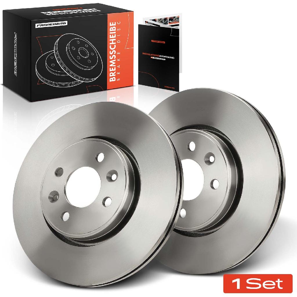2x Bremsscheiben Vorderachse für Dacia Dokker Express Kasten/MPV MPV Lodgy Renault Captur I Clio II III V